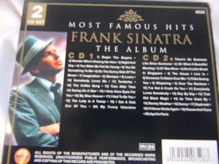 CDs de m&uacute;sica: FRANK SINATRA- The album- 2 cd - Foto 2