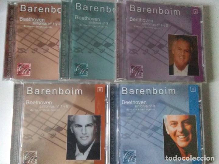 CDs de M&uacute;sica: LOTE 5 CDS SINFONIAS DE BEETHOVEN .Barenboim .