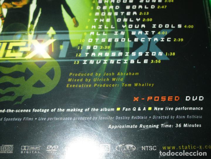 CDs de m&uacute;sica: STATIC-X_MACHINE ( SHADOW ZONE / X-POSED ) - CD + DVD (NTSC) - 9362-48548-2 - WARNER BROS - Foto 5