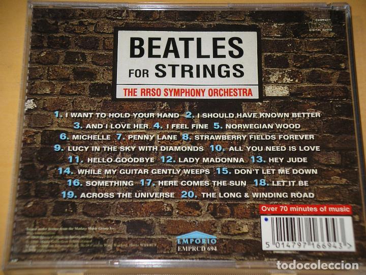 CDs de m&uacute;sica: Beatles for strings, The RRSO Symphony Orchestra, CD - Foto 2