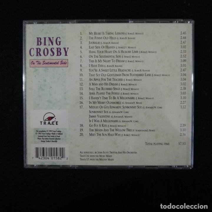 CDs de m&uacute;sica: BING CROSBY - ON THE SENTIMENTAL SIDE - CD 1992 - Foto 3
