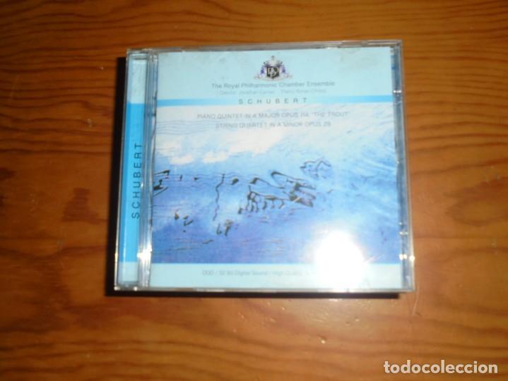 CDs de m&uacute;sica: SCHUBERT. PIANO QUINTET : THE TROUT / STRING QUARTET IN A MINOR. 2000. CD IMPECABLE (#) - Foto 1
