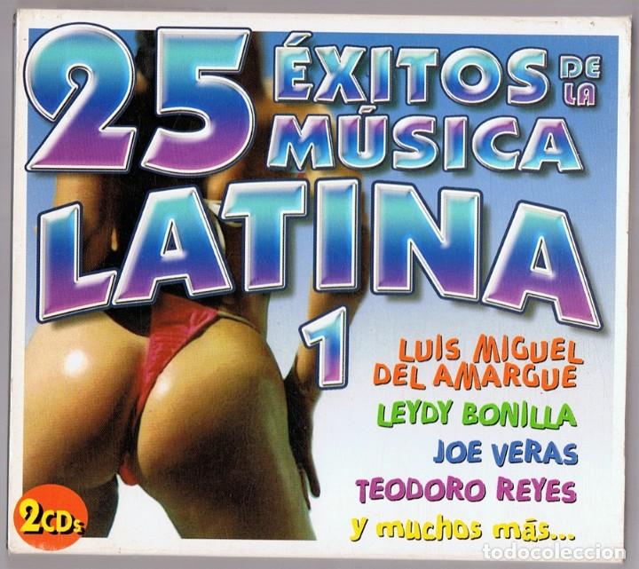CDs de m&uacute;sica: 25 &Eacute;XITOS DE LA M&Uacute;SICA LATINA 1  ( 2 CD) - Foto 1