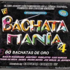 CDs de Música: BACHATA MANÍA 4 80 BACHATAS DE ORO ( 4 CD). Lote 139713366
