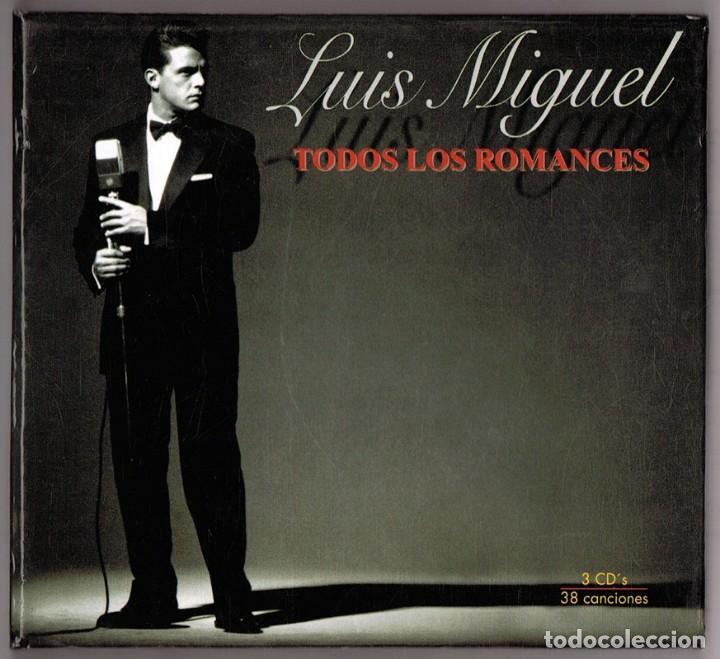 CDs de m&uacute;sica: LUIS MIGUEL TODOS LOS ROMANCES ( 3 CD) - Foto 1