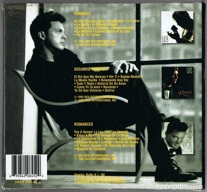 CDs de m&uacute;sica: LUIS MIGUEL TODOS LOS ROMANCES ( 3 CD) - Foto 2
