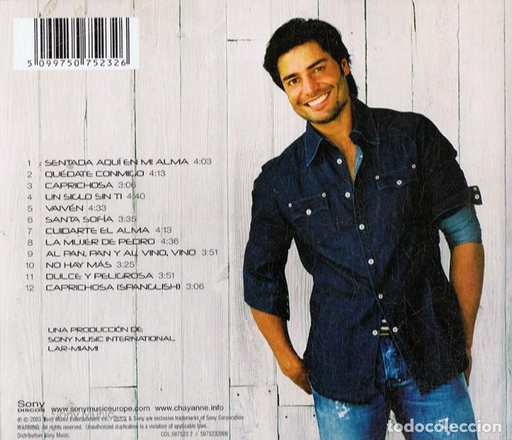 CDs de m&uacute;sica: CHAYANNE &uml;SINCERO&uml; - Foto 2