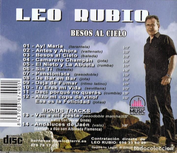 CDs de m&uacute;sica: LEO RUBIO &uml;BESOS AL CIELO&uml; - Foto 2