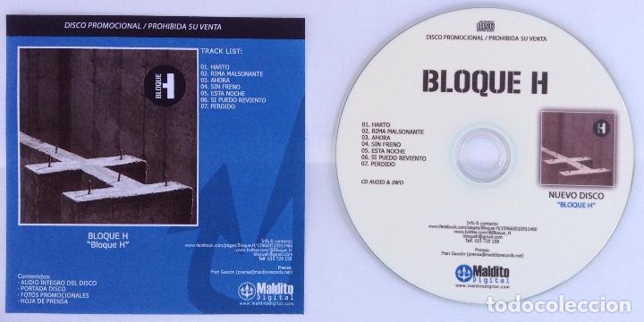 CDs de m&uacute;sica: Bloque H CD completo con extras para promocion - Foto 1