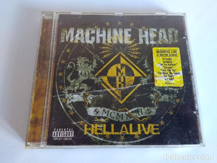 CDs de m&uacute;sica: CD MACHINE HEAD/HELLALIVE/NO DISPONE DE CD-SOLO CAJA. - Foto 1