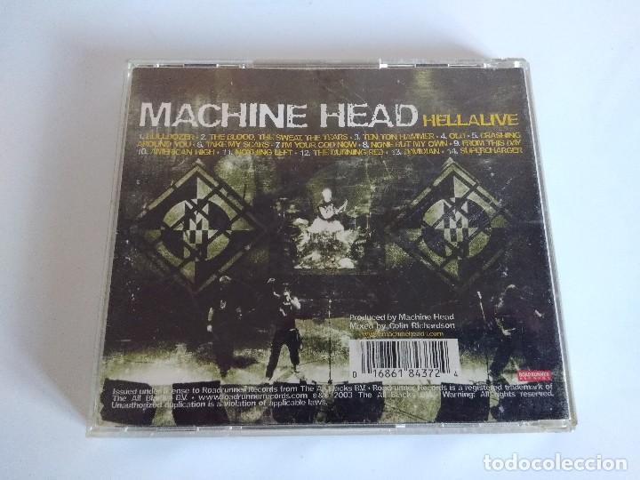 CDs de m&uacute;sica: CD MACHINE HEAD/HELLALIVE/NO DISPONE DE CD-SOLO CAJA. - Foto 3