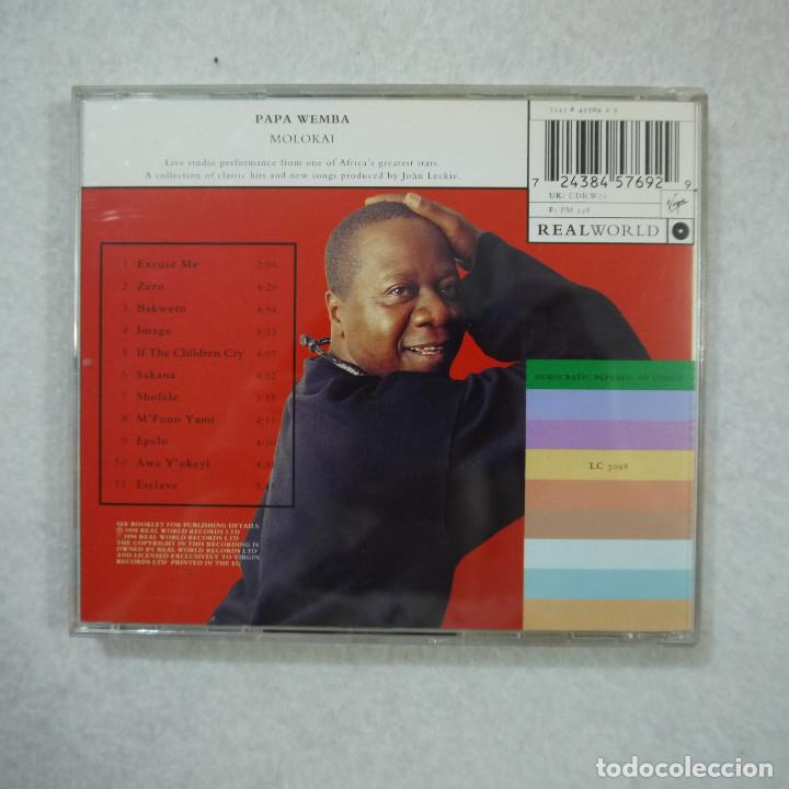 CDs de m&uacute;sica: PAPA WEMBA - MOLOKAI - CD 1998 - Foto 3