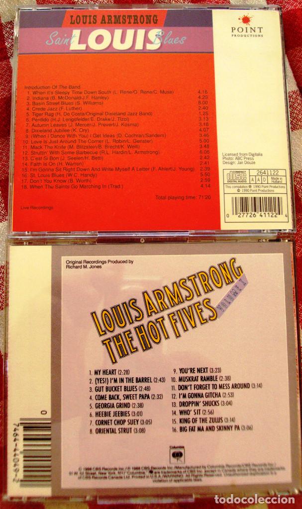 CDs de m&uacute;sica: Cd 2 lote de Louis Amstrong - Foto 2