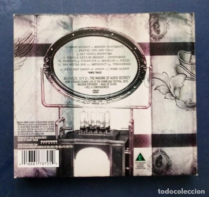 CDs de m&uacute;sica: CD DOBLE STONE SOUR - AUDIO SECRECY - 2010. - Foto 4