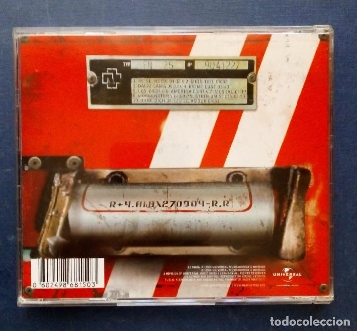 CDs de m&uacute;sica: CD RAMMS + EIN - REISE, REISE 2004. - Foto 3