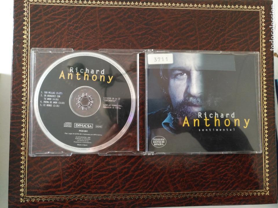 CDs de m&uacute;sica: RICHARD ANTHONY - SENTIMENTAL ( CD SINGLE ) 5 TEMAS - Foto 1