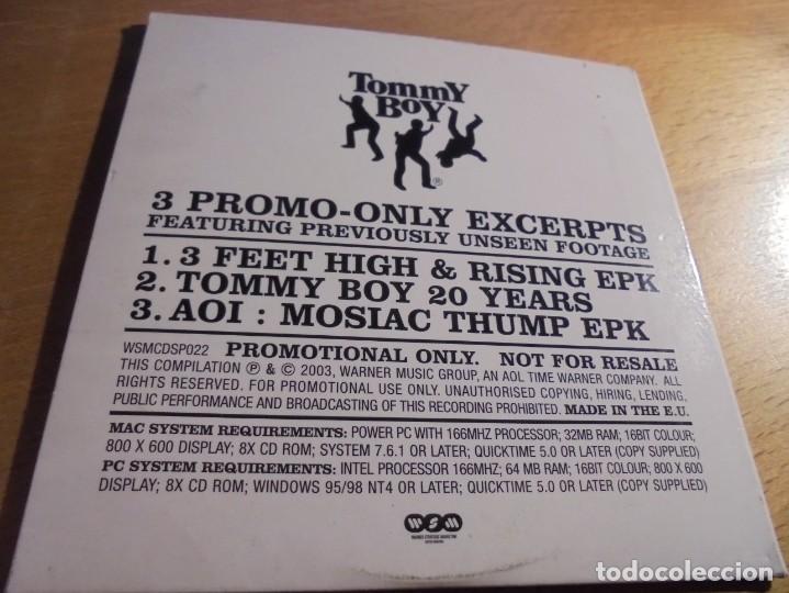 CDs de m&uacute;sica: RAR CD-ROM SAMPLER. TOMMY BOY. ED. CART&Oacute;N - Foto 2