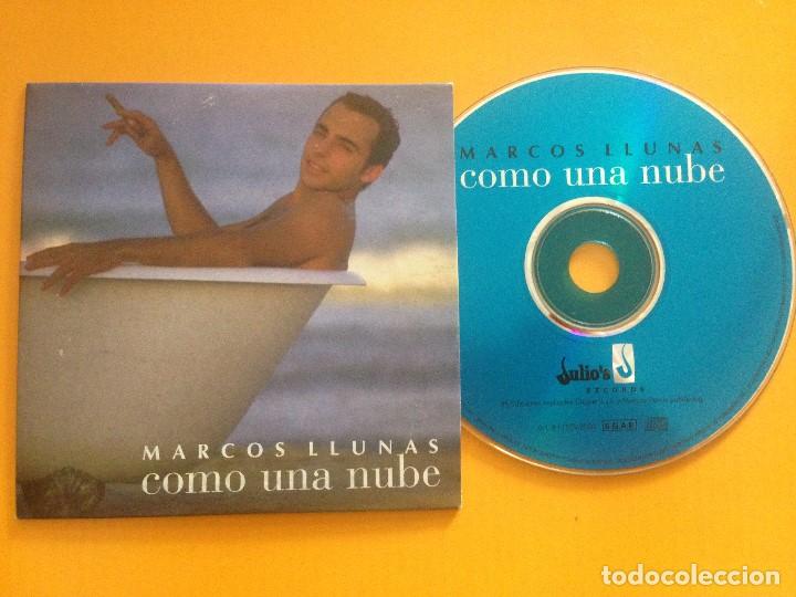 CDs de m&uacute;sica: CD SINGLE MARCOS LLUNAS - COMO UNA NUBE - Foto 1