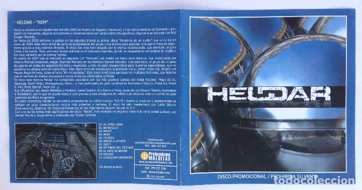 CDs de m&uacute;sica: HELDAR CD promo REM rock heavy - Foto 1