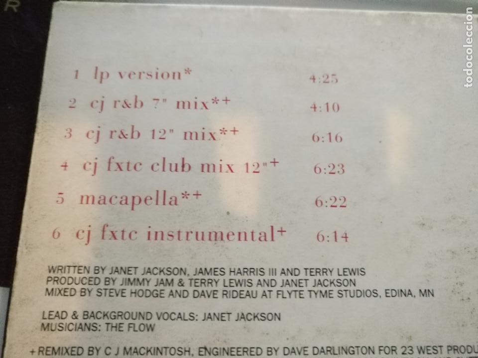 CDs de m&uacute;sica: CD SINGLE 6 TEMAS JANET JACKSON - - Foto 2