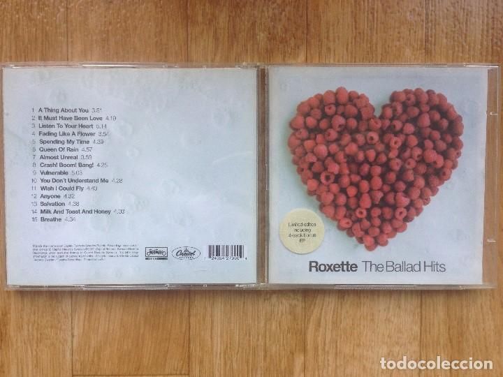 CDs de m&uacute;sica: CD ROXETTE THE BALLAD HITS 15 TEMAS - Foto 1