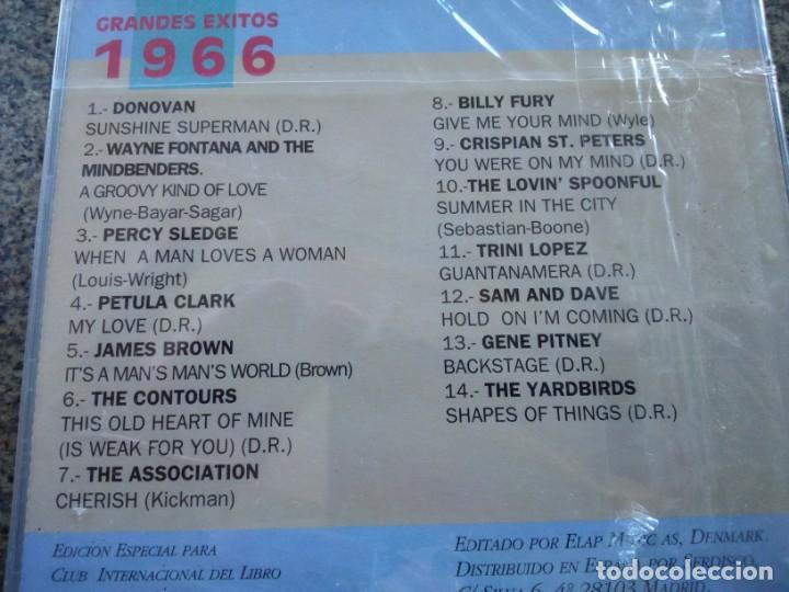 CDs de m&uacute;sica: CD -- LOS 60 -- GRANDE EXITOS 1966 -- 14 TEMAS -- NUEVO -- - Foto 2