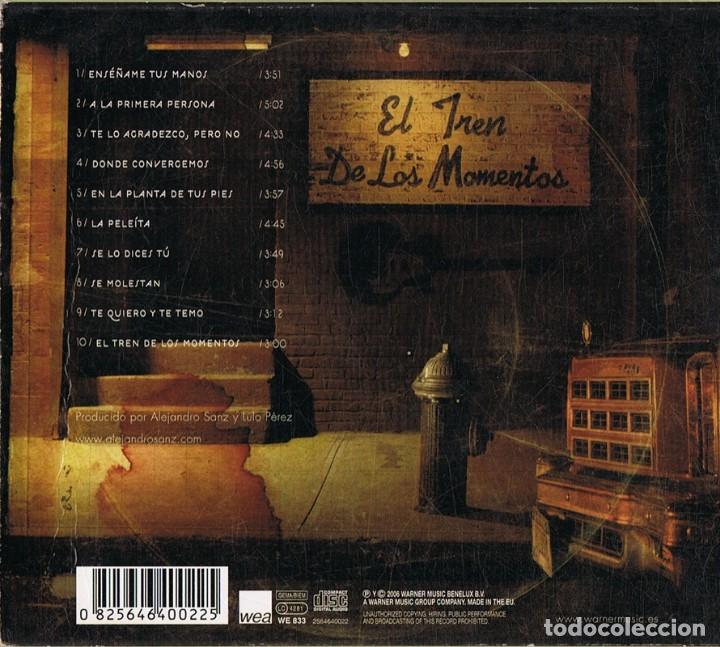 CDs de m&uacute;sica: ALEJANDRO SANZ &uml;EL TREN DE LOS MOMENTOS&uml; (CD) - Foto 2