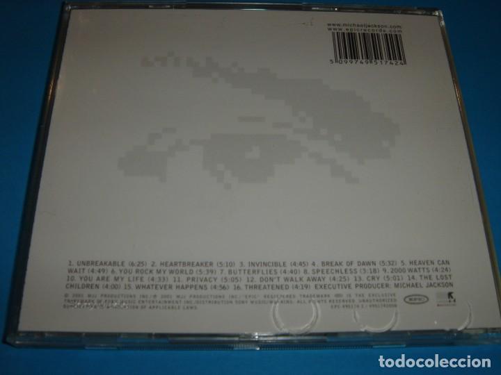 CDs de m&uacute;sica: MICHAEL JACKSON / INVINCIBLE / CD - Foto 2