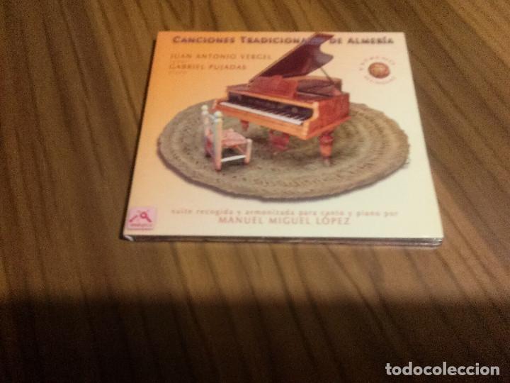CDs de M&uacute;sica: CANCIONES TRADICIONALES DE ALMER&Iacute;A. JUAN ANTONIO VERGEL. GABRIEL PUJADAS. DIGIPACK BUEN ESTADO