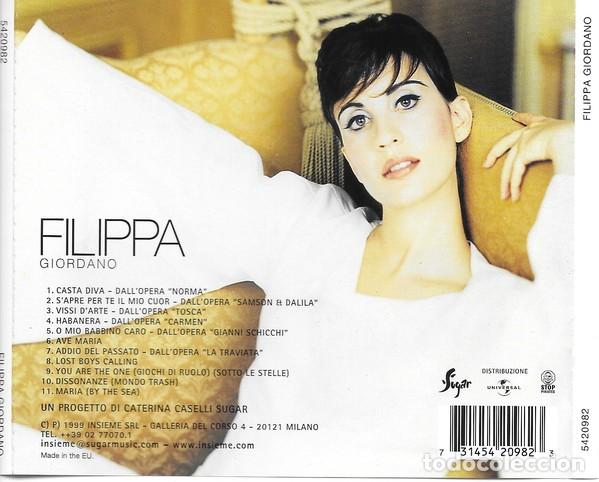CDs de m&uacute;sica: Filipa - Giordano - CD Precintado - Foto 2