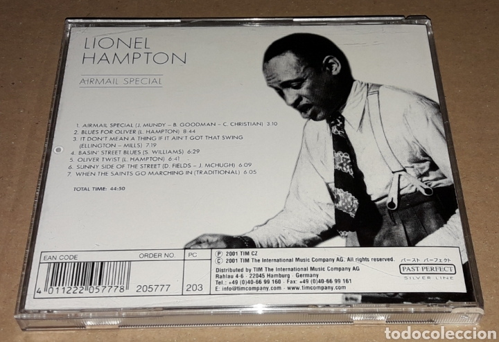 CDs de m&uacute;sica: CD - LIONEL HAMPTON - AIRMAIL SPECIAL - HAMPTON - Foto 2