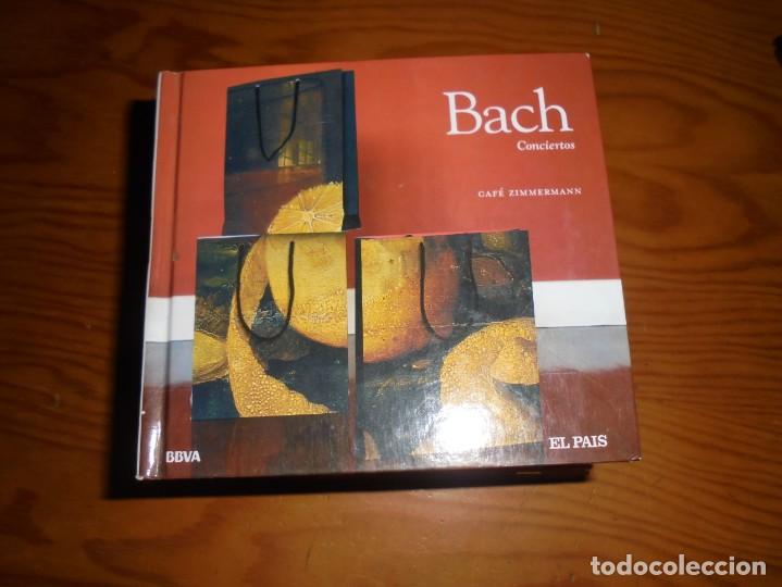 CDs de m&uacute;sica: BACH.  CONCIERTOS. CAFE ZIMMERMANN. CD + LIBRO. EL PAIS. IMPECABLE - Foto 1