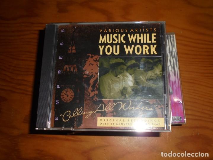 Musik-CDs: MUSIC WHILE YOU WORK. VICTORY BAND, BILLY MAYERLAND, HARRY FRYER... CEDAR, 1994 . CD. IMPECABLE