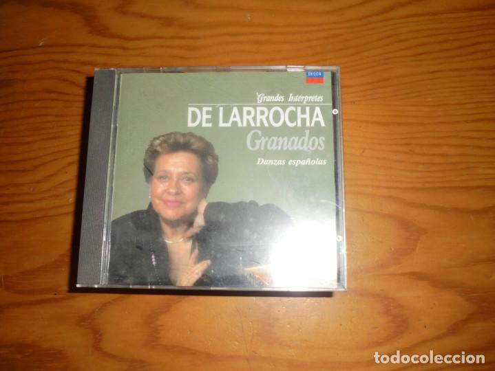 CDs de M&uacute;sica: ALICIA DE LARROCHA. GRANADOS : DANZAS ESPA&Ntilde;OLAS. DECCA, 1982. EDC. ALEMANA. CD. IMPECABLE