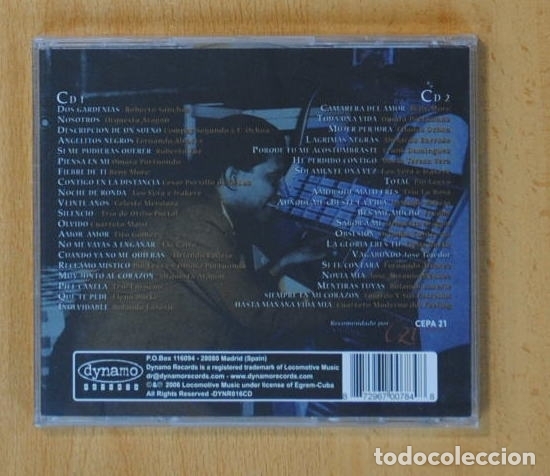 CDs de m&uacute;sica: VARIOS - BOLEROS SIN BARRERAS - 2 CD - Foto 2