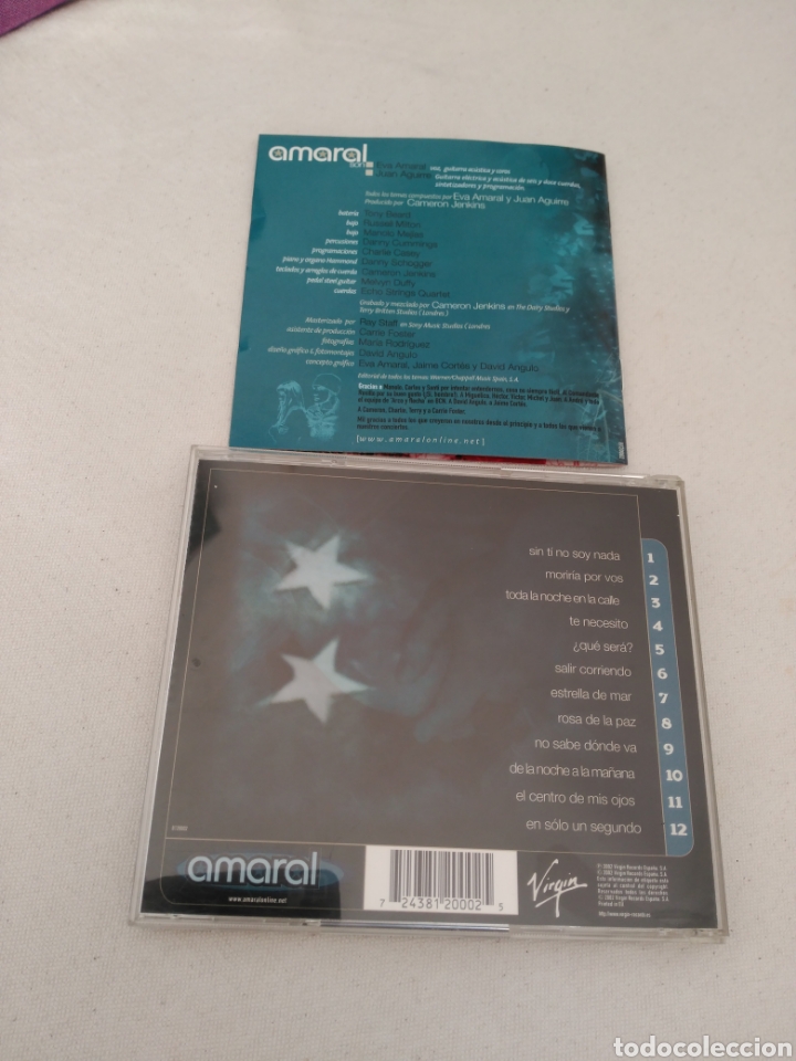 CDs de m&uacute;sica: Amaral. Estrella de Mar. 2002 - Foto 3