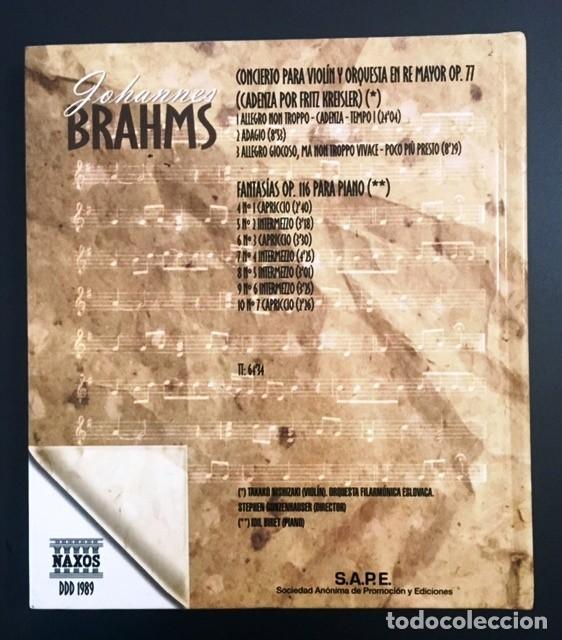 CDs de Música: BRAHMS - LIBRO CD - Foto 3 - 142337402
