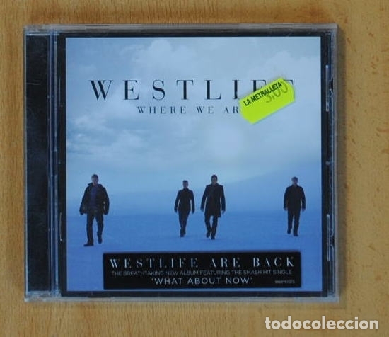 CDs de m&uacute;sica: WESTLIFE - WHERE WE ARE - CD - Foto 1