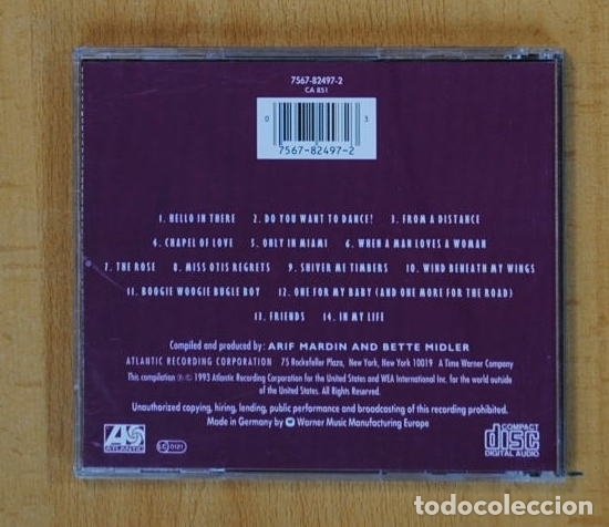 CDs de m&uacute;sica: BETTE MIDLER - EXPERIENCE THE DIVINE - CD - Foto 2