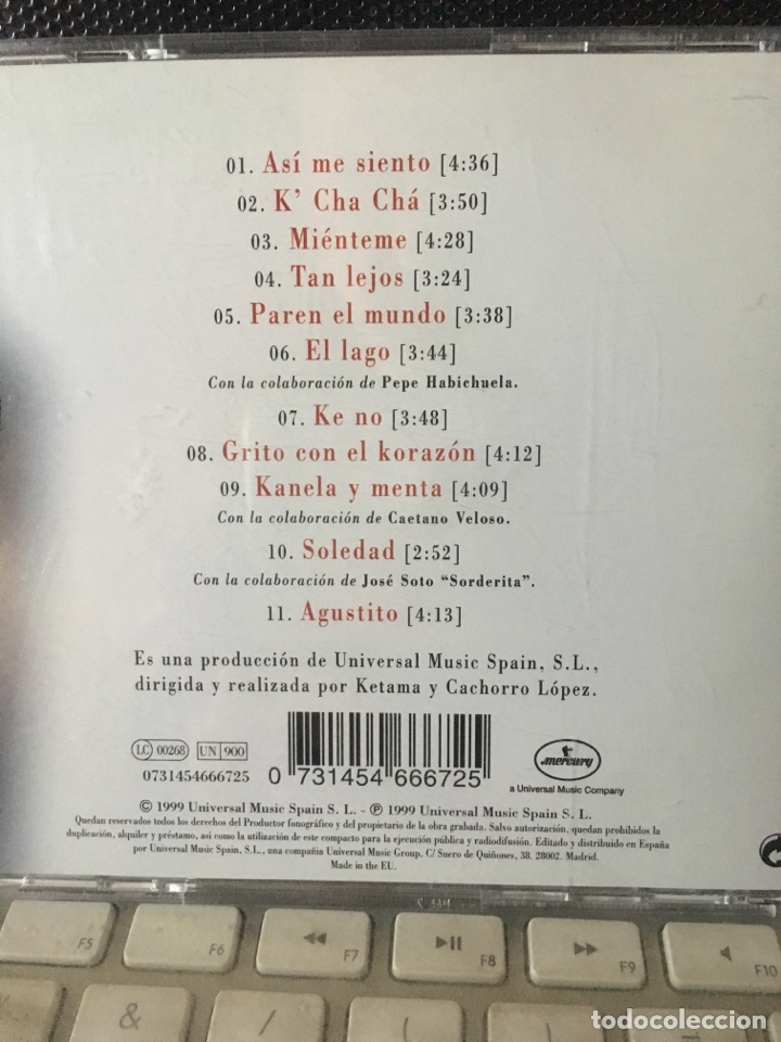 CDs de m&uacute;sica: KETAMA-TOMA KETAMA-1999 - Foto 3