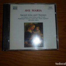 CDs de Música: AVE MARIA. SACRED ARIAS AND CHORUSES. NAXOS, 1997. CD. IMPECABLE (#). Lote 142665538