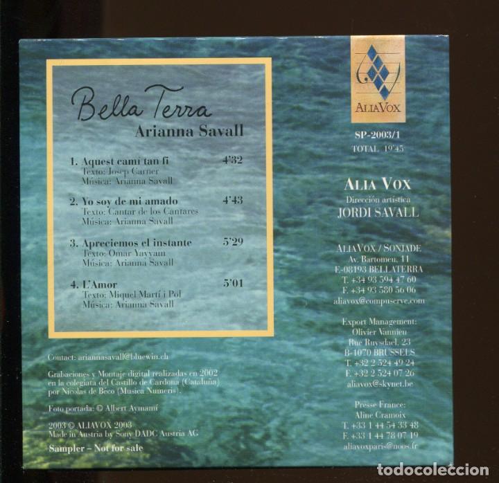 CDs de m&uacute;sica: Ariadna Savall. Bella terra. cd 2003. - Foto 2