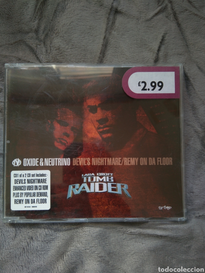 CDs de m&uacute;sica: Lara Croft - Oxide & Neutrino - Devils nightmare - Cd single - Foto 1