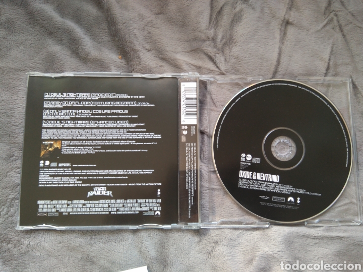 CDs de m&uacute;sica: Lara Croft - Oxide & Neutrino - Devils nightmare - Cd single - Foto 2