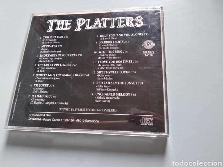 CDs de m&uacute;sica: Inolvidables. The platters - Foto 2