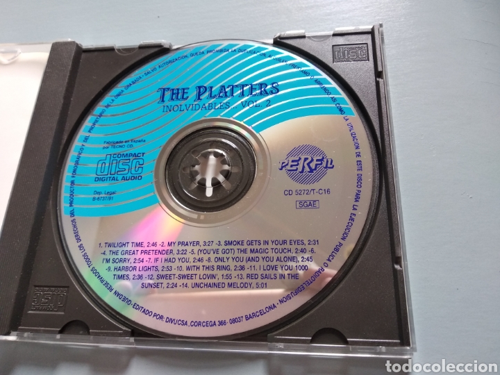 CDs de m&uacute;sica: Inolvidables. The platters - Foto 4