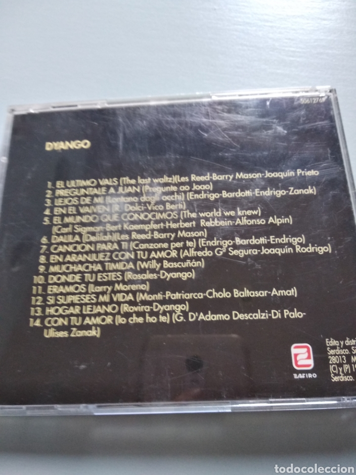 CDs de m&uacute;sica: Dyango, el ultimo vals, dalila, canci&oacute;n para ti..... - Foto 2