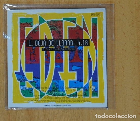 CDs de m&uacute;sica: EDEN - DEJA DE LLORAR - CD SINGLE - Foto 2