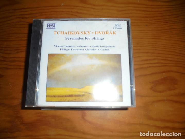 CDs de m&uacute;sica: TCHAIKOVSKY / DVORAK.  SERENADES FOR STRINGS. NAXOS, 1997. CD. IMPECA (#) - Foto 1