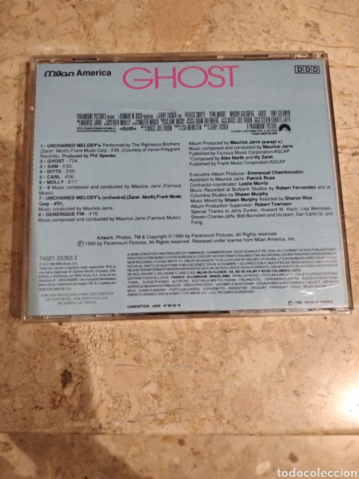 CDs de m&uacute;sica: Ghost - Foto 3